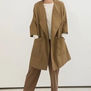 Elizabeth Suzann Harper Jacket Cotton Canvas Clay OSM